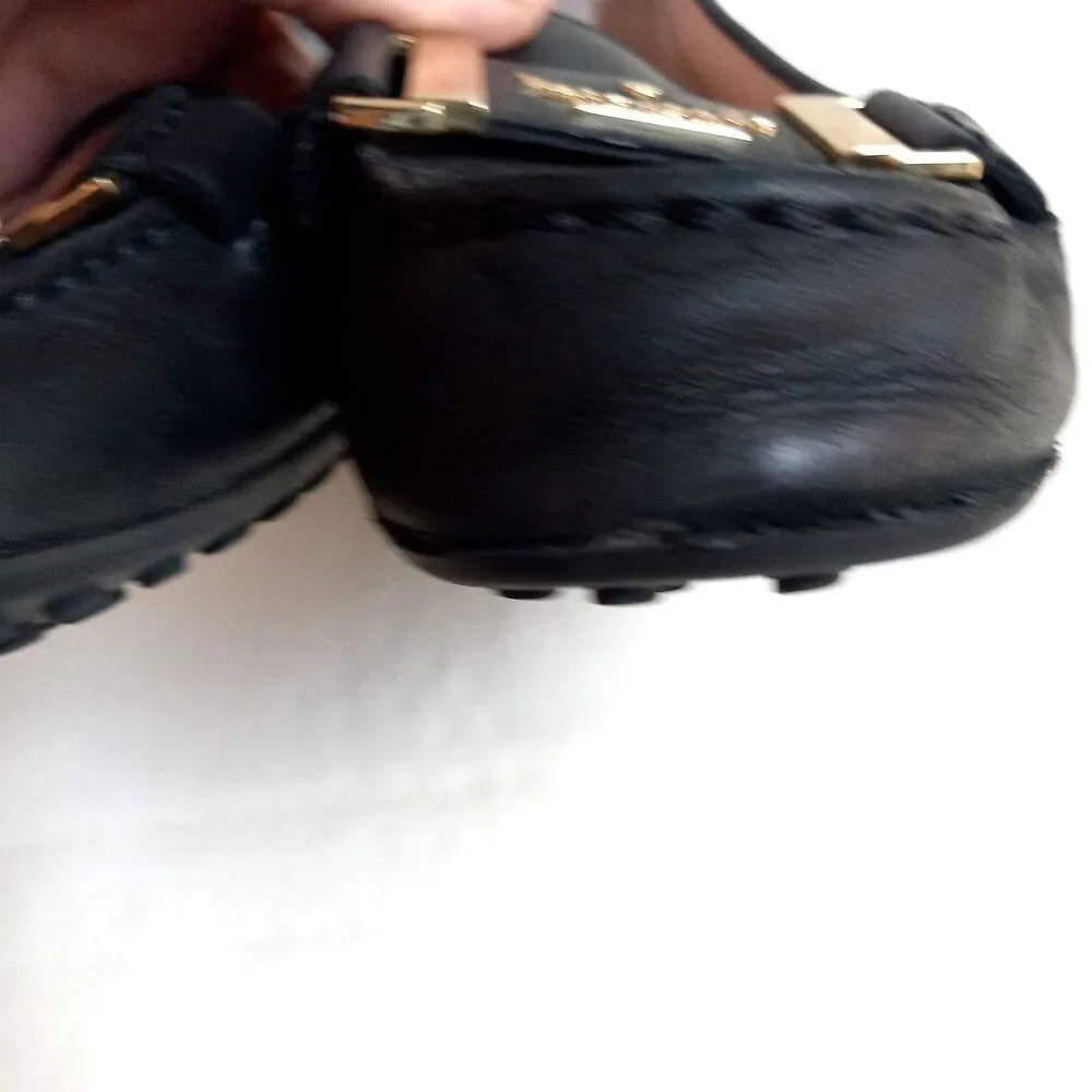 Kate Spade 7.5 Colette Loafer Black Leather